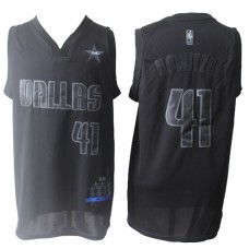 Cheap Dirk Nowitzki Mavericks MVP Honorary Edition Black Jerseys