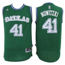 Cheap Dirk Nowitzki Vintage Mavericks Green NBA Jerseys For Sale