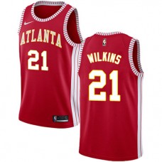 Cheap Dominique Wilkins Hawks Red Jersey NBA Classic For Sale