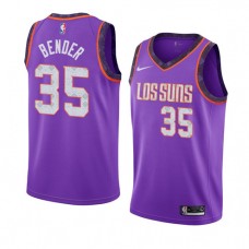 Cheap Dragan Bender Suns City NBA Jerseys Purple For Sale