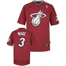 Cheap Dwyane Wade Miami Heat Short Sleeve NBA Jersey Red Sale