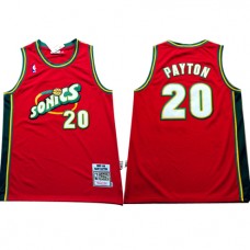 Cheap Gary Payton Seattle Supersonics Throwback Red Jersey