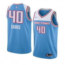 Cheap Harrison Barnes Kings City NBA Jerseys Blue For Sale