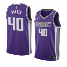 Cheap Harrison Barnes Kings Purple NBA Jerseys Icon For Sale