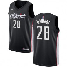 Cheap Ian Mahinmi Wizards City Edition All Black NBA Jersey