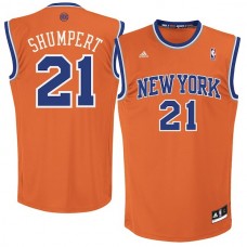 Cheap Iman Shumpert Knicks Orange Replica Alternate Jersey