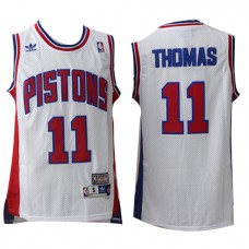 Cheap Isiah Thomas Retro Pistons Jersey Home White For Sale