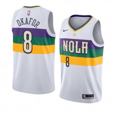 Cheap Jahlil Okafor Pelicans City NBA Jerseys NOLA White For Sale