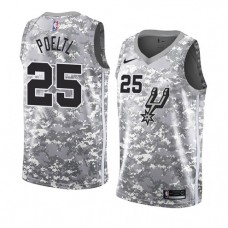 Cheap Jakob Poeltl Camouflage Spurs Earned NBA Jerseys