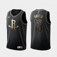 Cheap James Harden Rockets Black Golden Edition Jersey For Sale