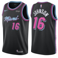 Cheap James Johnson New Miami Heat Vice City Jerseys Black Nights