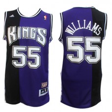 Cheap Jason Williams Kings Throwback Jerseys Purple Black For Sale