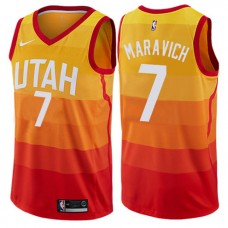 Cheap Pistol Pete Maravich Jazz City Orange Jersey For Sale.