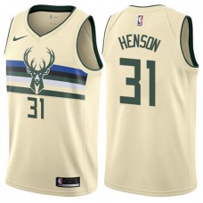 Cheap John Henson Bucks City Cream NBA Jersey Nike Edition