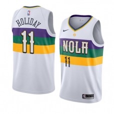 Cheap Jrue Holiday Pelicans City NBA Jerseys White For Sale