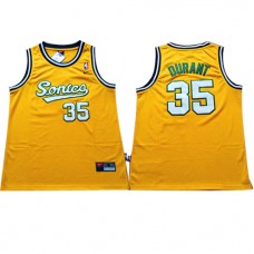 Cheap Kevin Durant Seattle Supersonics Retro Yellow Jersey Sale