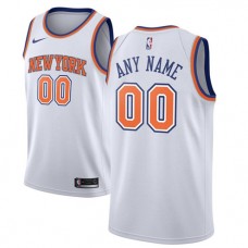 Cheap Knicks Custom White Jersey Statement Edition For Sale