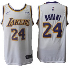 Cheap Kobe Bryant Lakers Wish White Association Edition Jersey