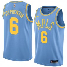 Cheap Lance Stephenson Retro Lakers Classics Light Blue Jersey