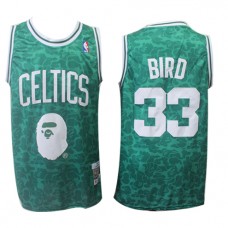 Cheap Larry Bird Celtics NBA Basketball Jersey Bape x Mitchell Ness