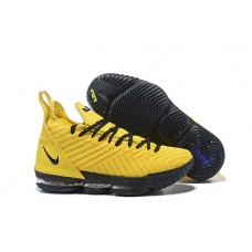 Cheap LeBron 16 Yellow Black PE Basketball Shoes Online For Sale