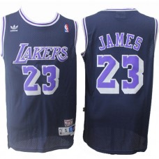 Cheap LeBron James Lakers Throwback Purple Jersey For Sale