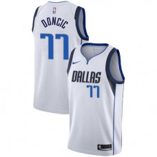 Cheap Luka Doncic Mavericks Home White NBA Jersey For Sale