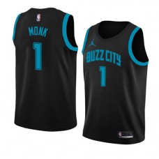 Cheap Malik Monk Hornets Buzz City New Jersey Black For Sale