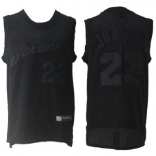 Cheap Michael Jordan Bulls #23 All Black Anniversary Jersey