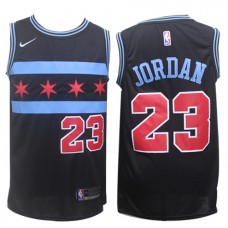 Cheap Michael Jordan Windy Bulls #23 City Jersey Black For Sale