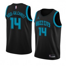 Cheap Michael Kidd-Gilchrist Hornets Buzz City Jersey Black For Sale