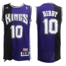 Cheap Mike Bibby Kings Throwback NBA Jersey Purple Black Sale