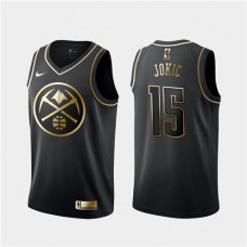 Cheap Nikola Jokic Nuggets Black Golden Edition Jersey For Sale