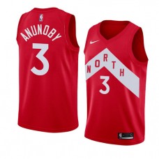 Cheap OG Anunoby Raptors Nike Earned NBA Jerseys Red For Sale