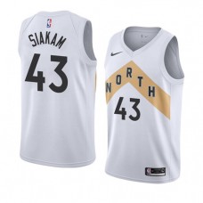 Cheap Pascal Siakam Raptors City OVO New Jersey White For Sale