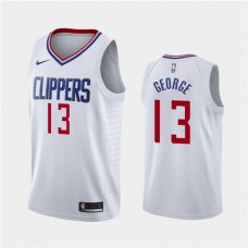 Cheap Paul George Clippers White Association Jersey For Mens