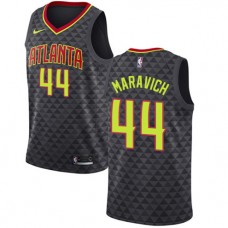 Cheap Pistol Pete Maravich New Hawks Black Jerseys NBA Icon Edition