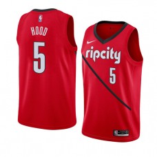 Cheap Rodney Hood Blazers Rip City Earned Red Jerseys For Sale