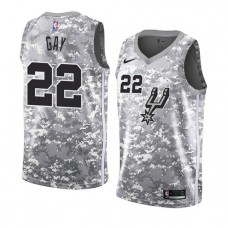 Cheap Rudy Gay Camouflage Spurs Earned NBA Jerseys For Sale