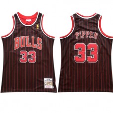 Cheap Scottie Pippen Bulls Pinstripe Throwback NBA Jersey For Sale