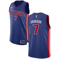 Cheap Stanley Johnson Pistons Jersey Blue Nike NBA Icon Edition