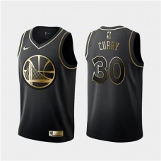 Cheap Stephen Curry Warriors Black Golden Edition Jersey For Sale