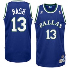 Cheap Steve Nash Retro Mavericks Blue Jersey Alternate For Sale
