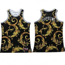 Cheap Supreme X Nike Tank Tops Basketball Jerseys Vest Floral Sale