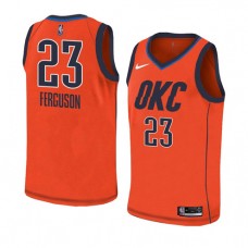 Cheap Terrance Ferguson Thunder Earned Orange Jersey For Sale