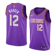 Cheap TJ Warren Phx Suns City NBA Jerseys Purple For Sale