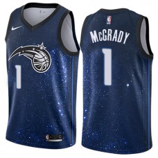 Cheap Tracy Mcgrady Magic City Blue NBA Jersey Nike Edition