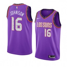 Cheap Tyler Johnson Suns City NBA New Jerseys Purple For Sale