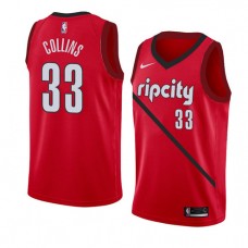Cheap Zach Collins Blazers Rip City Earned Red Jerseys For Sale