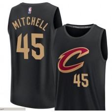 Cleveland Cavaliers Fanatics Branded Youth Fast Break Replica Custom Jersey - Statement Edition - Black